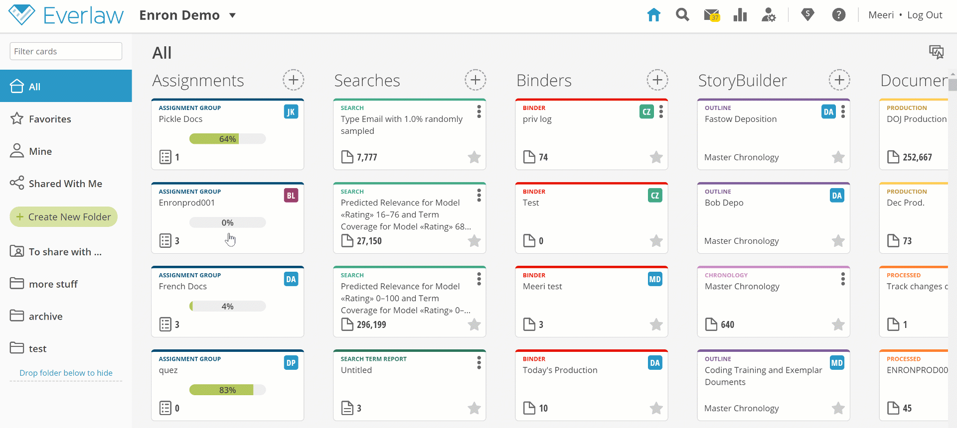 Homepage Views and Foldering – Knowledge Base