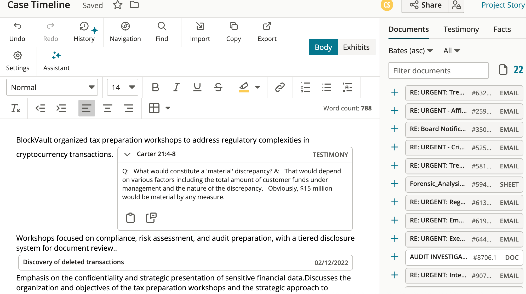 evidence panel in drafts.png